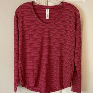 NWT Athleta Cloudlight Stratus striped top